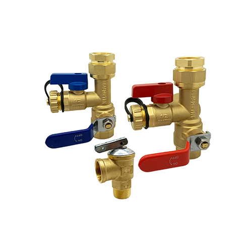 Brass Water Heater Install Kit