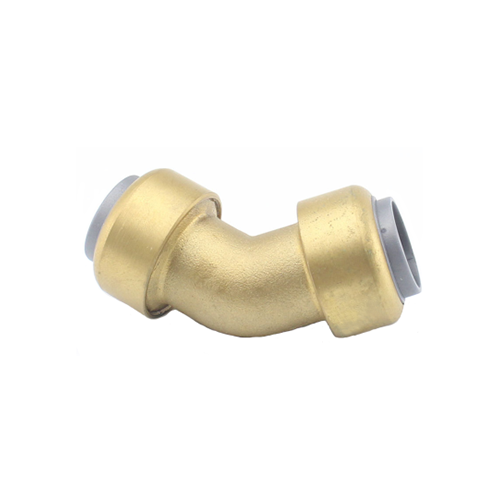 Brass Push Fit 45 Degree Elbow