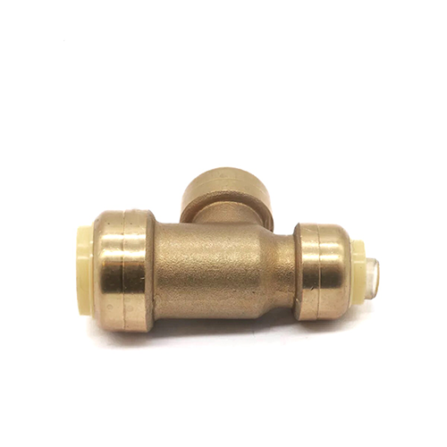 Brass Push Fit Female Outlet Slip Tee
