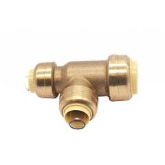 Brass Push Fit Female Outlet Slip Tee