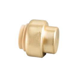 Brass Push Fit Tube Cap