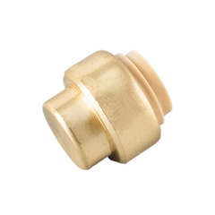 Brass Push Fit Tube Cap