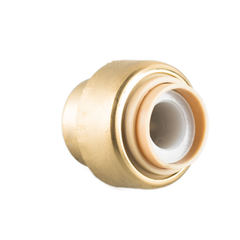 Brass Push Fit Tube Cap