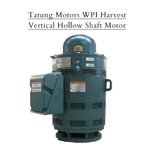 Tatung Motors WPI Harvest Vertical Hollow Shaft Motor