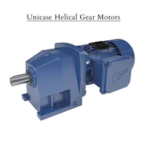 Unicase Helical Gear Motors